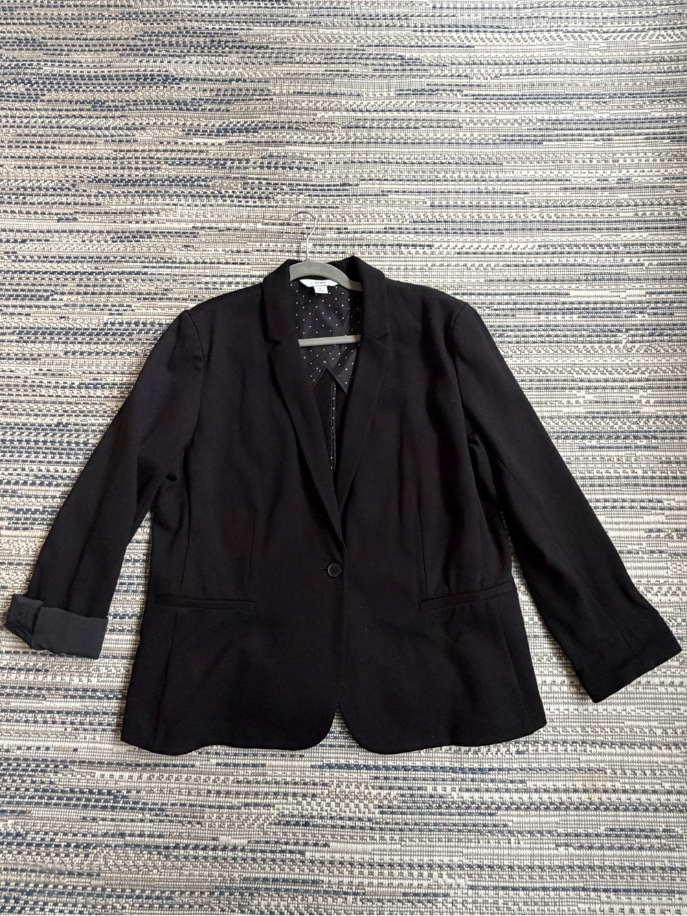 Old Navy Black Single-Button Women's Blazer